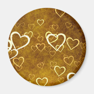 Grunge Herzen Magnet