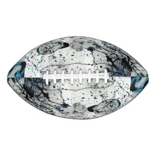 Grunge Ink Blotter Football