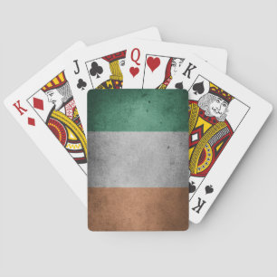 Grunge Irish Flag Playing Cards Spielkarten