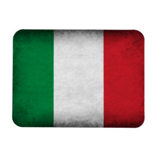 Grunge Italienische Flagge Magnet