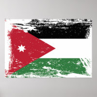 Grunge Jordan Flag