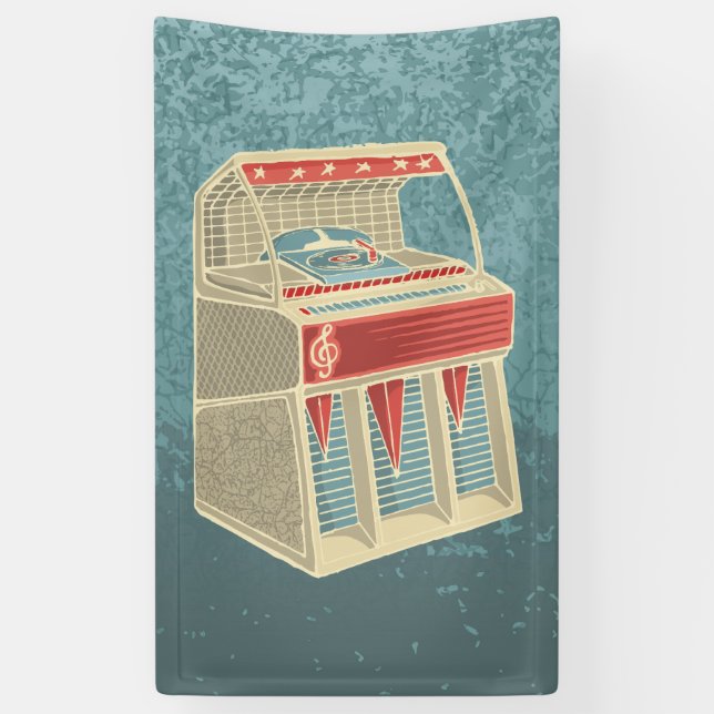 Grunge Jukebox Banner (Vertikal)