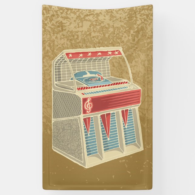 Grunge Jukebox Banner (Vertikal)