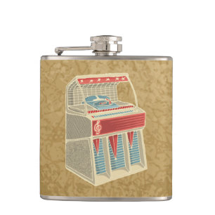 Grunge Jukebox Flachmann