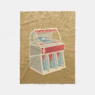 Grunge Jukebox Fleecedecke