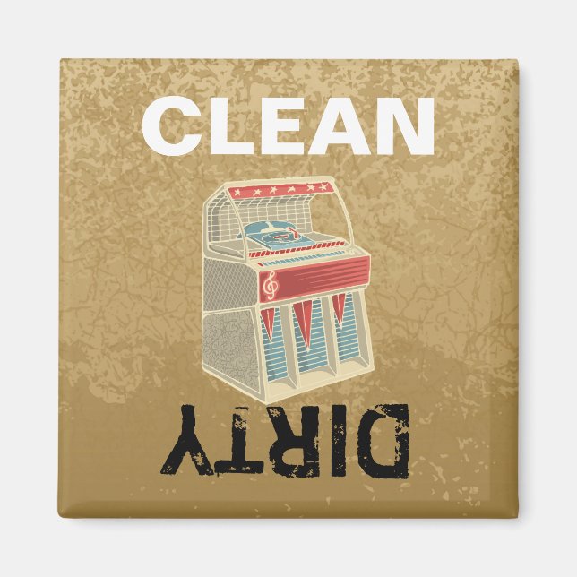 Grunge Jukebox Magnet (Vorne)