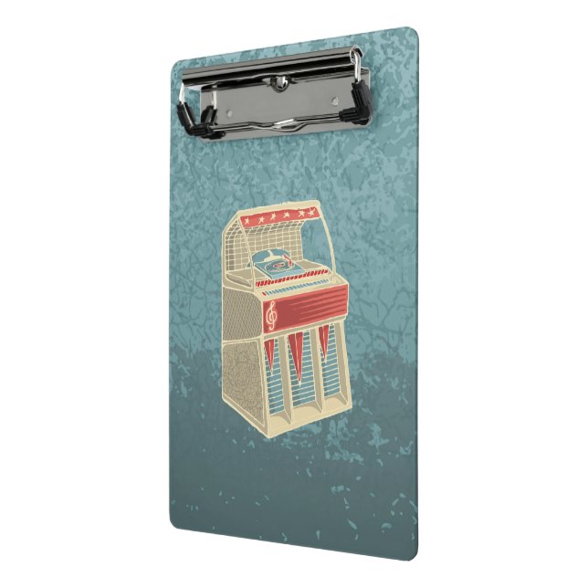Grunge Jukebox Mini Klemmbrett (Gewinkelt2)
