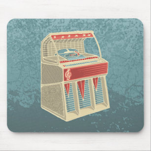 Grunge Jukebox Mousepad