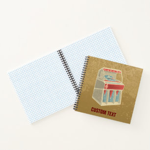 Grunge Jukebox Notizbuch