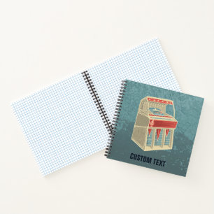 Grunge Jukebox Notizbuch