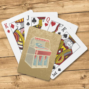 Grunge Jukebox Spielkarten