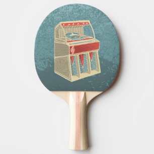 Grunge Jukebox Tischtennis Schläger
