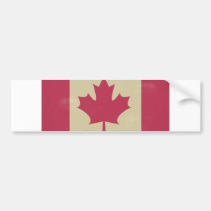 grunge kanadische Flagge Autoaufkleber