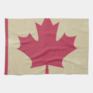 grunge kanadische Flagge Handtuch