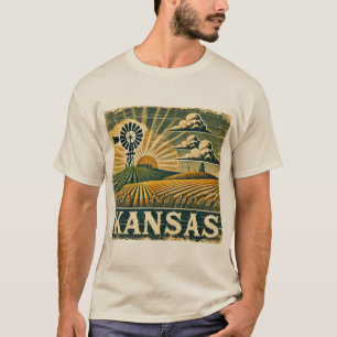 Grunge Kansas T-Shirt