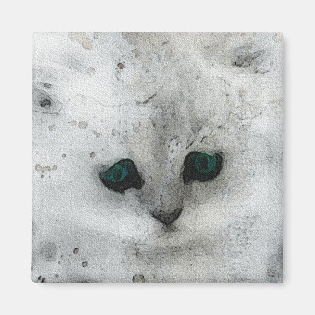 Grunge Kitten Magnet (Vorne)