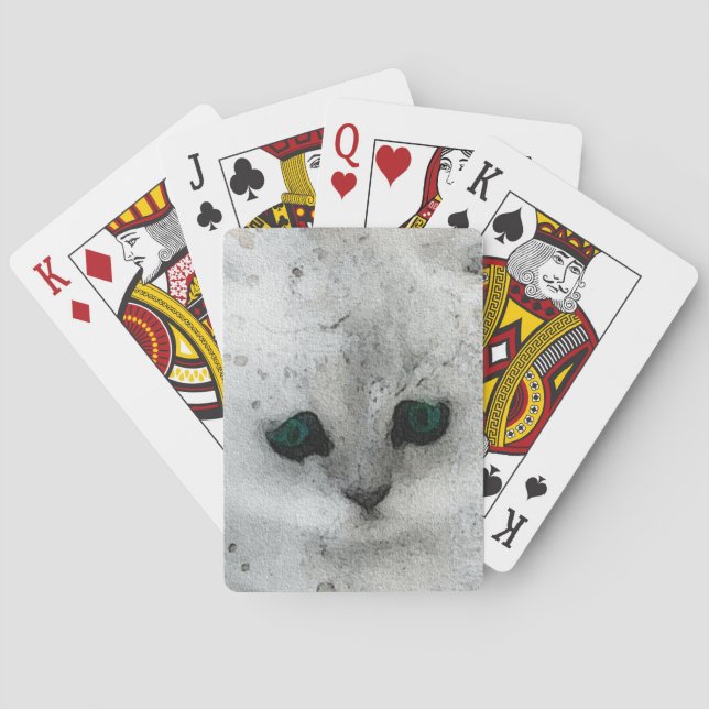 Grunge Kitten Spielkarten (Rückseite)