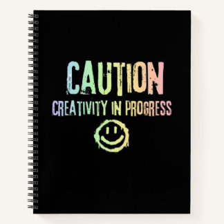 Grunge Kreativität in Progress-Künstler Notizbuch