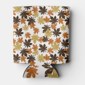 Grunge Leaf: Nahtloses Hintergrundmuster. Dosenkühler