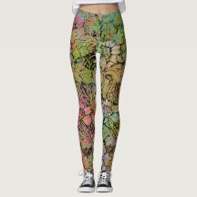 Grunge Leggings Floraux