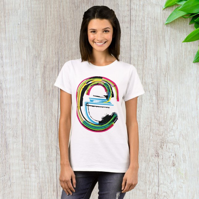 Grunge Letter E T-Shirt (Von Creator hochgeladen)