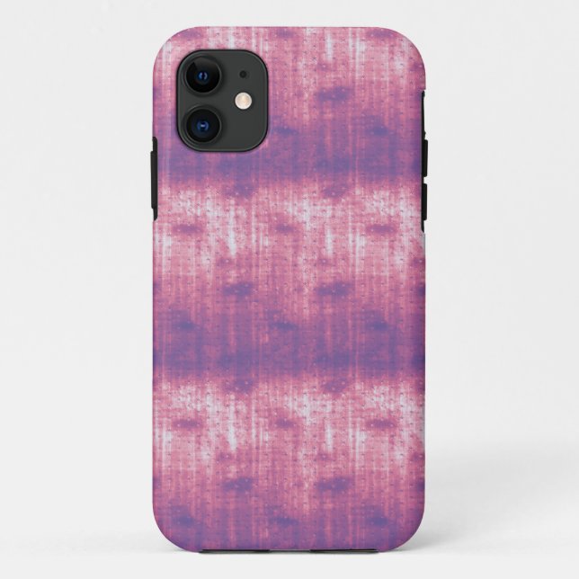 Grunge Lila Stars Case-Mate iPhone Hülle (Rückseite)
