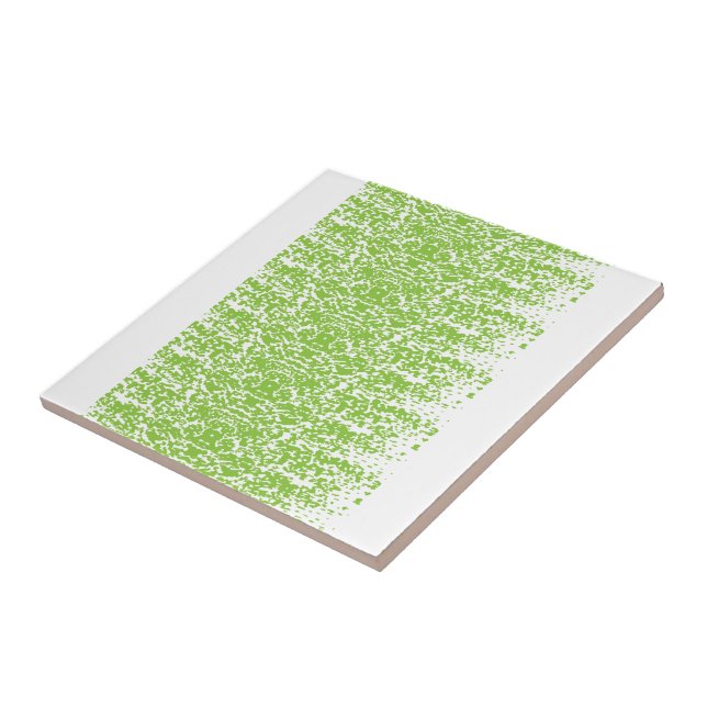 Grunge Lime Green Pattern - Summer Abstract Decor Fliese (Seite)