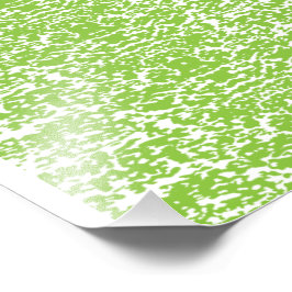 Grunge Lime Green Pattern - Summer Abstract Decor Fotodruck