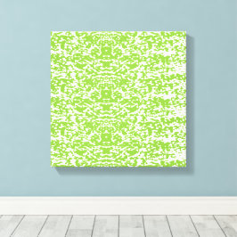 Grunge Lime Green Pattern - Summer Abstract Decor Leinwanddruck