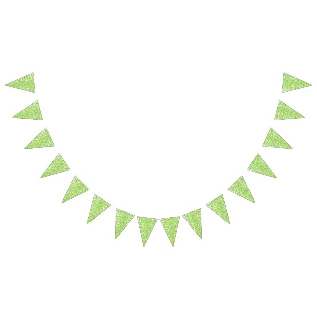 Grunge Lime Green Texture Wimpelkette (Alle)