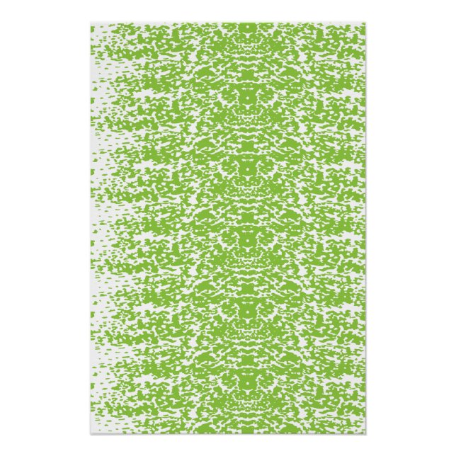 Grunge Limettengrün-Textur Poster (Vorderseite)