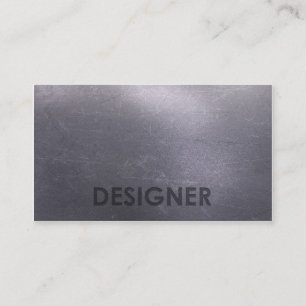 grunge metal carte de visite pour designer