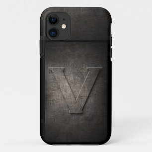 Grunge Metal Monogram Handyhülle iPhone 11 Hülle