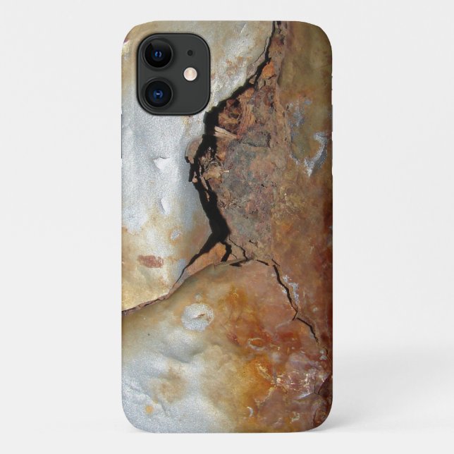 Grunge Metal Rostig Case-Mate iPhone Hülle (Rückseite)