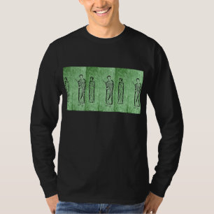 Grunge Mittelalterliche Statuen T-Shirt