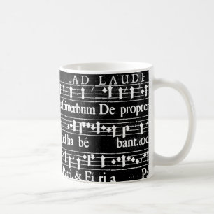 Grunge-Musiknoten Kaffeetasse