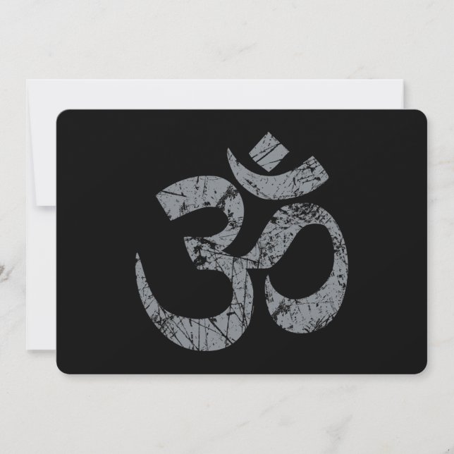 Grunge OM Symbol Spiritualität Yoga (Vorderseite)