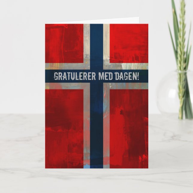 Grunge Painterly Theme Karte (Vorderseite)