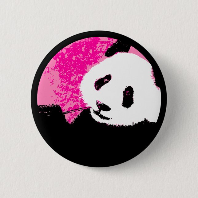 Grunge Panda. Button (Vorderseite)