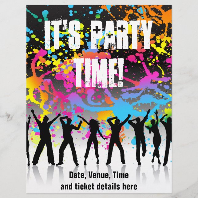 Grunge Party Flyer (Vorne)