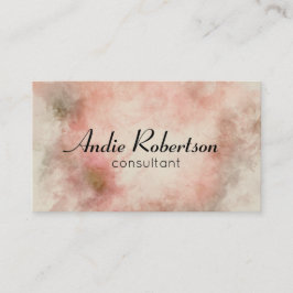 Grunge Pastels Visitenkarte