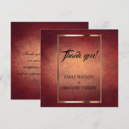 Grunge Patina Vintager Hintergrund Dankeskarte