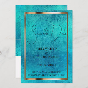 Grunge Patina Vintager Hintergrund Save the Date