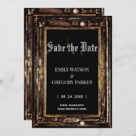 Grunge Patina Vintager Hintergrund Save the Date