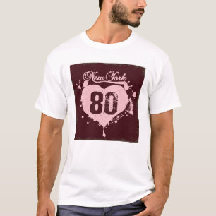 Grunge Pink Heart New York T-Shirt