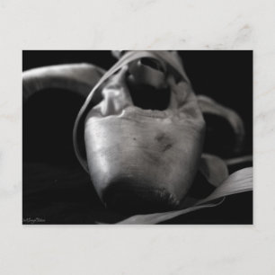 Grunge Pointe (Ballet) Schuhe Postkarte