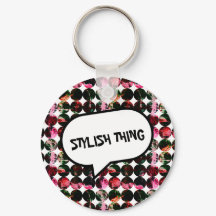 Grunge polka dots Black Red White Abstract.