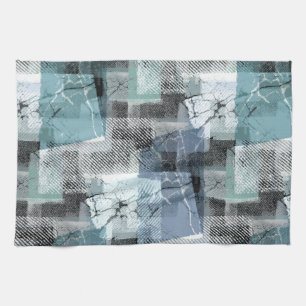 Grunge Print. Geschirrtuch