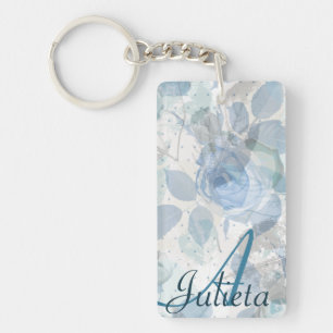 Grunge Rose bleu Monogram