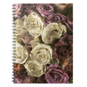 Grunge, Rose, Foto Notizblock